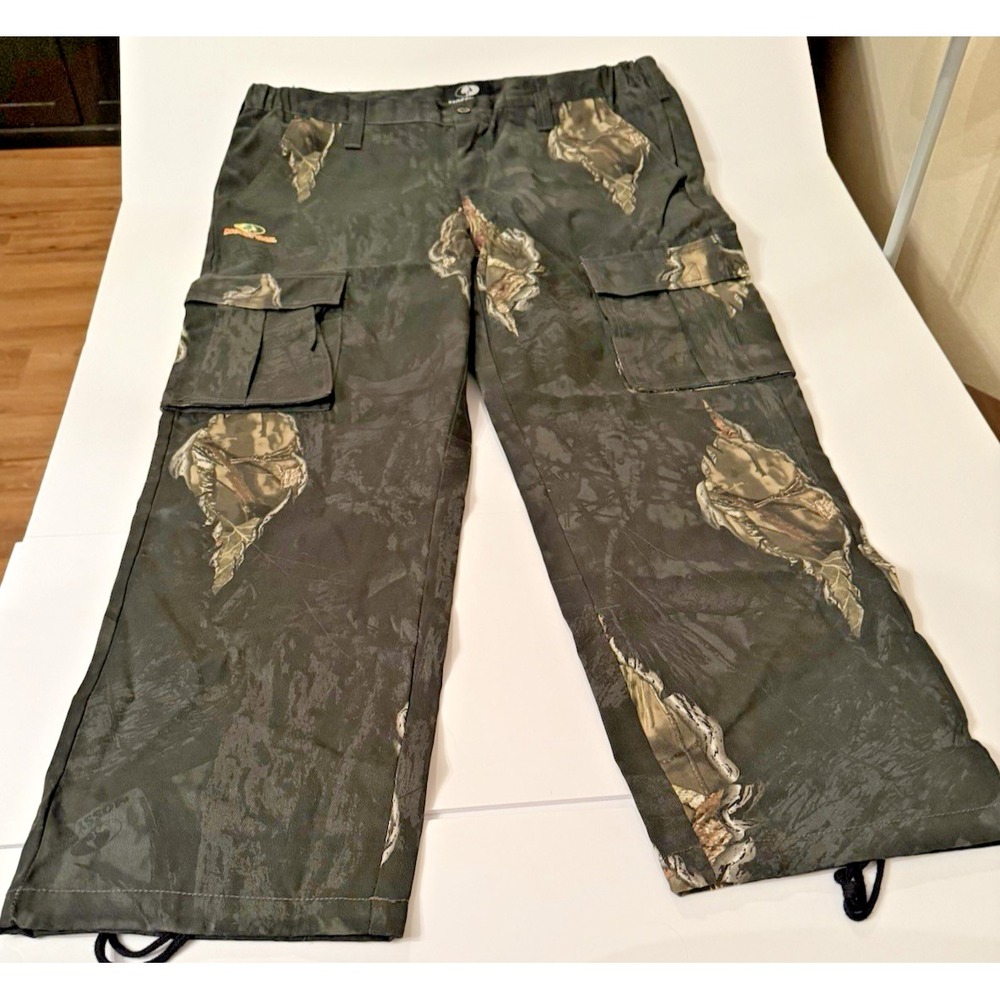 Mossy Oak Real Tree Camo Cargo Hunting Pants XL Green Brown Multi Mens